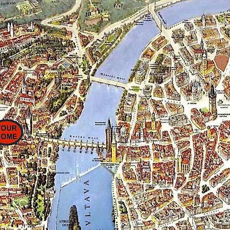 Steps Away From Charles Bridge - 3room With Balcony Apartment *
